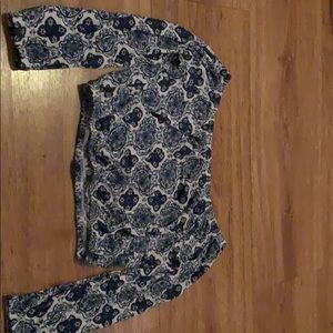 Off the shoulder blouse